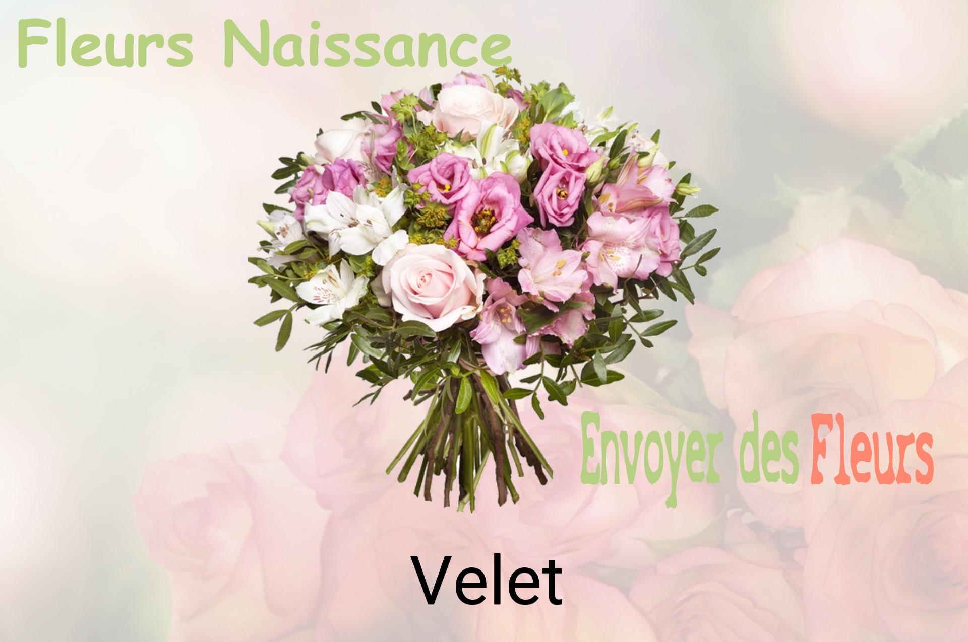 Bouquet de fleurs de naissance livré à Velet